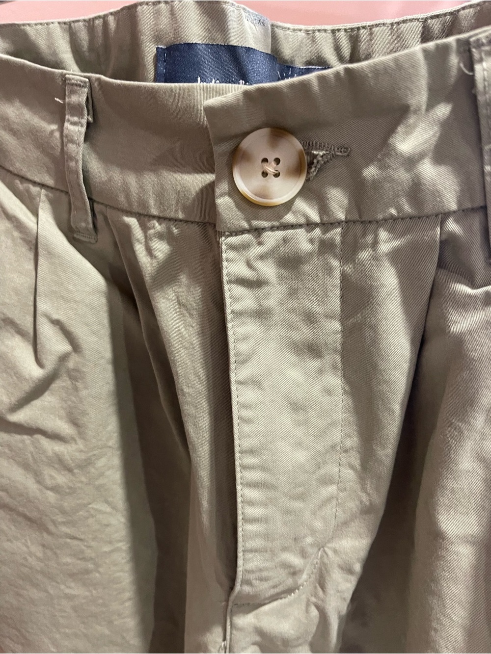 Wide Leg Women's Pants in Taupe - Relaxed Pleated Front